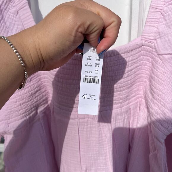 J Crew Square Neck Soft Gauze Dress NWT - Picture 6 of 10